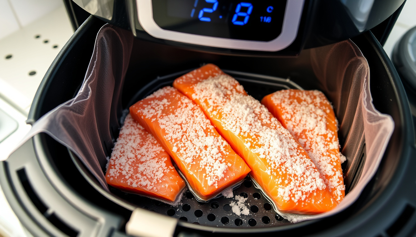 Fryst lax i airfryer – tillagningstid och temperatur | Guide
